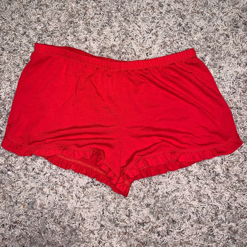 Red Pajama Shorts
